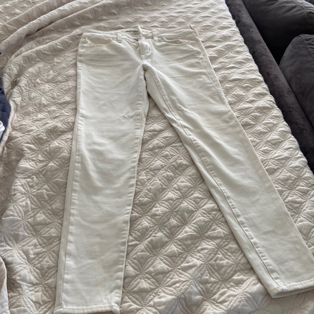 American Eagle Cream Jeggings